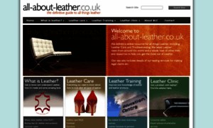 All-about-leather.co.uk thumbnail
