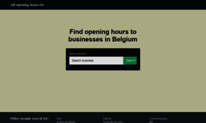 All-opening-hours.be thumbnail