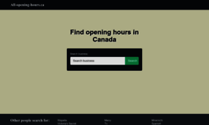 All-opening-hours.ca thumbnail