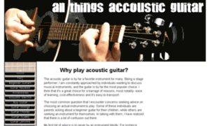 All-things-acoustic-guitar.com thumbnail