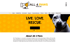 All4pawsrescue.com thumbnail