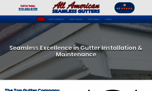 Allamericanseamlessguttersnc.com thumbnail