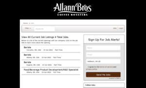 Allannbroscoffee.applicantpool.com thumbnail