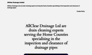 Allclear-drainage.co.uk thumbnail