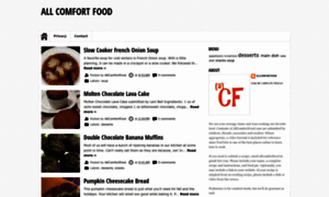 Allcomfortfood.com thumbnail