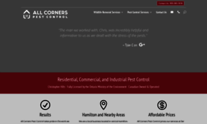 Allcornerspestcontrol.com thumbnail