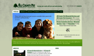 Allcountypetmemorialservices.com thumbnail