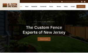 Allcustomfencedesigns.com thumbnail