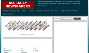 Alldailynewspapers.com thumbnail