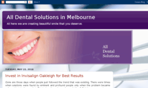 Alldentalsolutionsmelbourne.blogspot.com.au thumbnail