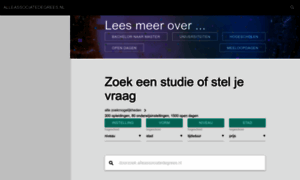 Alleassociatedegrees.nl thumbnail