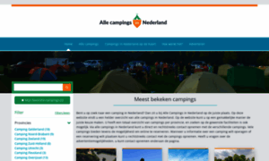 Allecampingsinnederland.nl thumbnail