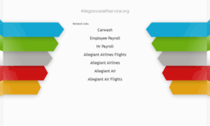 Allegianceselfservice.org thumbnail