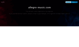 Allegro-music.com thumbnail