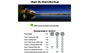 Allegro.sklepwedkarski.pl thumbnail