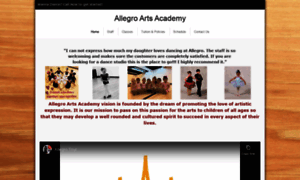 Allegroartsacademy.com thumbnail