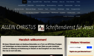 Allein-christus.de thumbnail