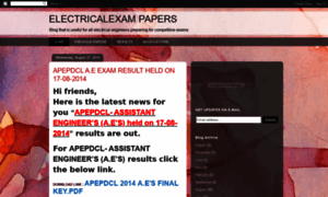 Allelectrical-exampapers.blogspot.com thumbnail