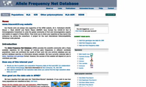 Allelefrequencies.net thumbnail