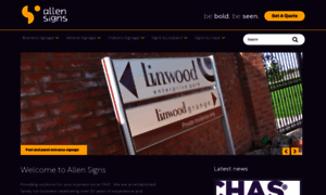 Allen-signs.co.uk thumbnail