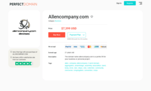 Allencompany.com thumbnail