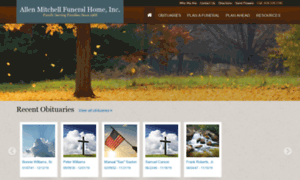 Allenmitchellfuneralhomes.com thumbnail