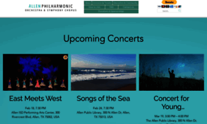 Allenphilharmonic.org thumbnail