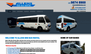 Allensminibusrental.com.au thumbnail