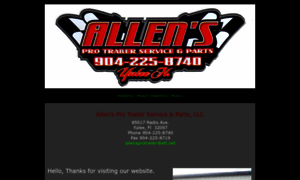 Allensprotrailerservice.com thumbnail