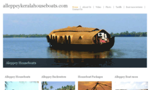 Alleppeykeralahouseboats.com thumbnail