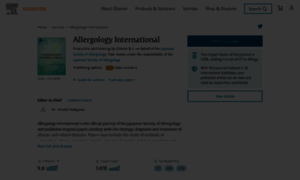 Allergologyinternational.com thumbnail