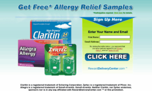 Allergyrelief.rewarddeliverycenter.com thumbnail