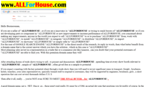 Allforhouse.com thumbnail