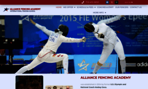 Alliance-fencing-academy.com thumbnail