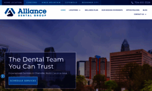 Alliancedentalgroupnc.com thumbnail