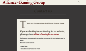 Alliancegaminggroup.com thumbnail