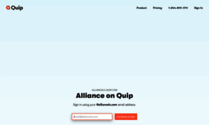 Alliancels.quip.com thumbnail