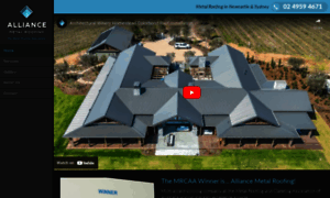 Alliancemetalroofing.com.au thumbnail