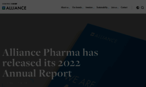 Alliancepharmaceuticals.com thumbnail