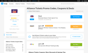 Alliancetickets.bluepromocode.com thumbnail