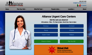 Allianceurgentcare.com thumbnail