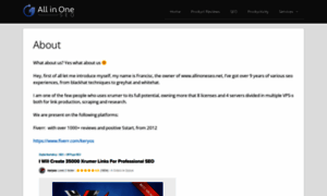 Allinoneseo.net thumbnail