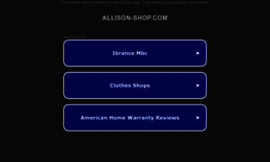 Allison-shop.com thumbnail