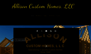 Allisoncustomhomes.com thumbnail