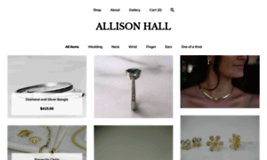 Allisonhalljewelry.com thumbnail