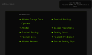 Allister.com thumbnail