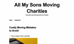 Allmysonsmovingcharities.com thumbnail