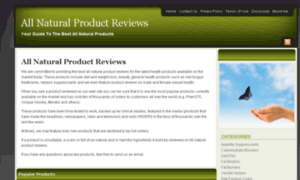 Allnatural-product-reviews.com thumbnail