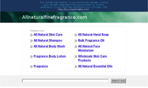 Allnaturalfinefragrance.com thumbnail