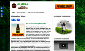 Allnaturalhempwellness.org thumbnail